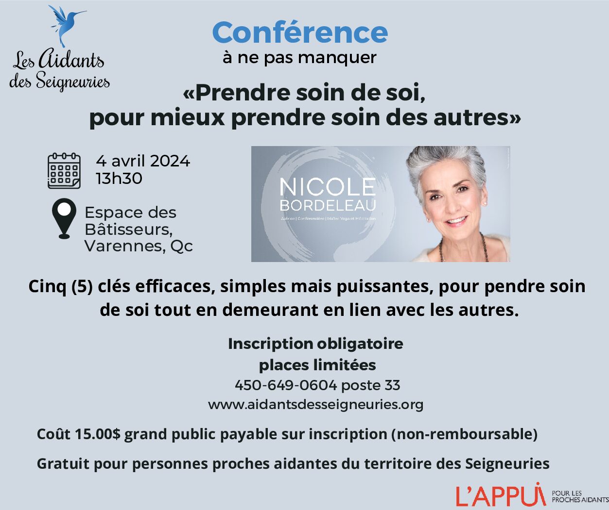 Conférence Nicole Bordeleau