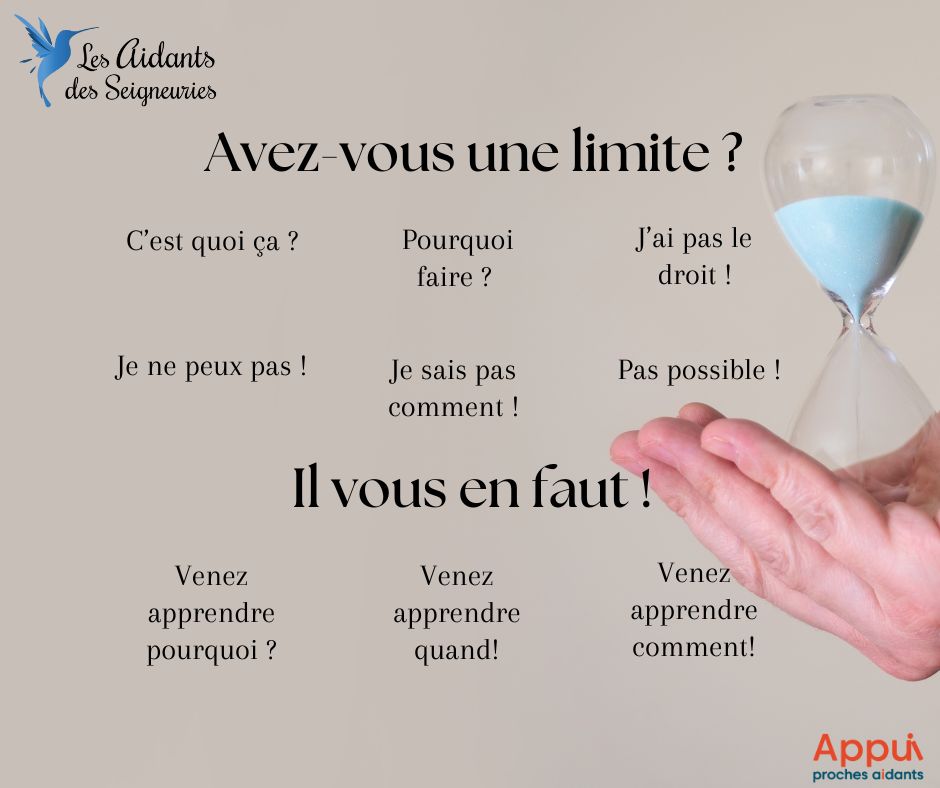 Avez-vous une limite ?  Mettre ses limites pour mieux aider.